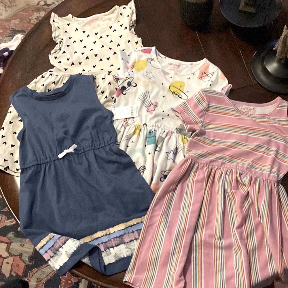 Set of 4 Girls School dresses Size 6/6X